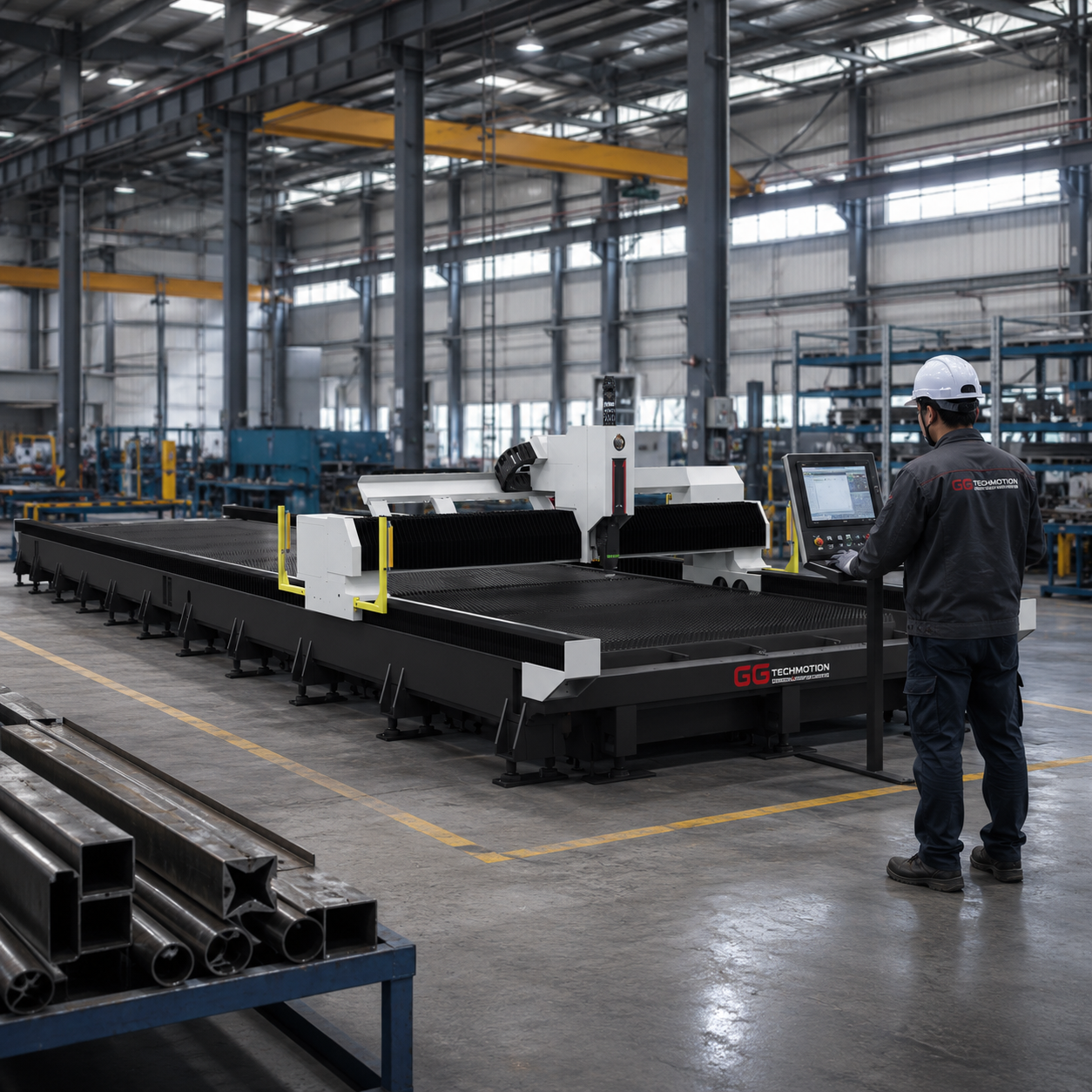 Ground-Rail Plate Fiber Laser Cutting Machine TMJX G - Image 2