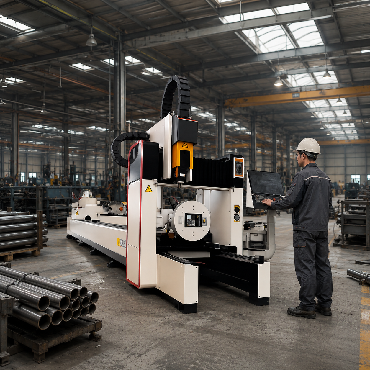 Standard Fiber Laser Tube Cutting Machine TMST 6016MQ - Image 2